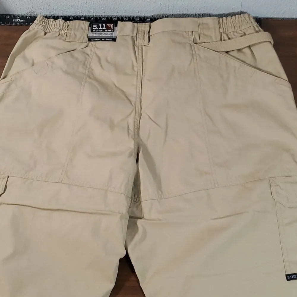 NEW NWT 5.11 Taclite Pro Ripstop Tactical Pants TDU Khaki 42x32‎